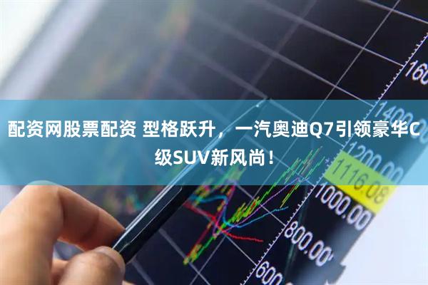 配资网股票配资 型格跃升，一汽奥迪Q7引领豪华C级SUV新风尚！